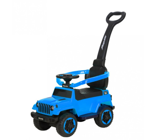 Каталка-толокар Spoko SP-219 2в1 з батьківською ручкою синій