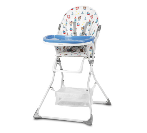 Стільчик для годування Ricokids Eldo біло-блакитний Стільчик для годування Ricokids Eldo біло-блакитний