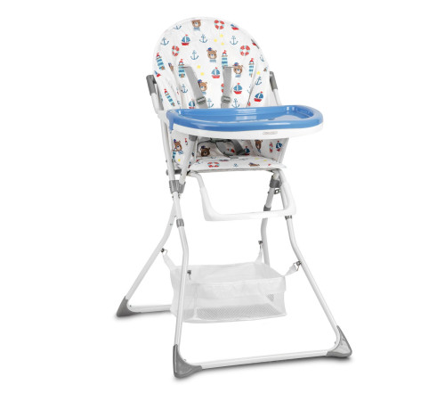 Стільчик для годування Ricokids Eldo біло-блакитний Стільчик для годування Ricokids Eldo біло-блакитний
