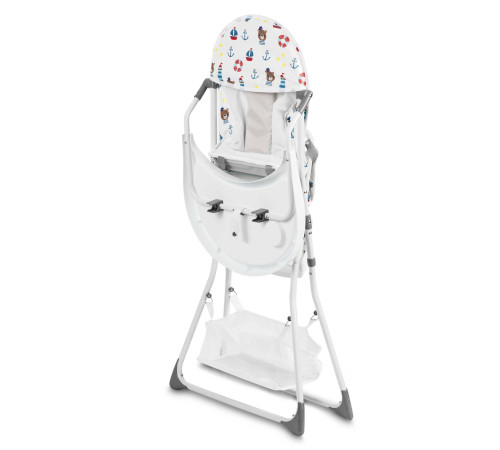 Стільчик для годування Ricokids Eldo біло-блакитний Стільчик для годування Ricokids Eldo біло-блакитний