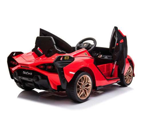Lamborghini SIAN на акумуляторі для дітей Червоний + Пульт + EVA + Free Start + Audio LED Lamborghini SIAN на акумуляторі для дітей Червоний + Пульт + EVA + Free Start + Audio LED