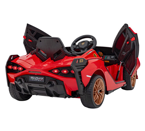 Lamborghini SIAN на акумуляторі для дітей Червоний + Пульт + EVA + Free Start + Audio LED Lamborghini SIAN на акумуляторі для дітей Червоний + Пульт + EVA + Free Start + Audio LED