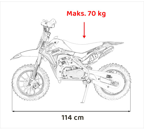 Дитячий акумуляторний мотоцикл RENEGADE 50R Зелений Дитячий акумуляторний мотоцикл RENEGADE 50R Зелений