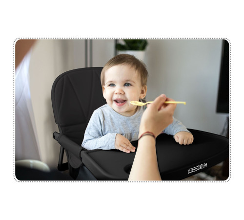 Стільчик для годування Ricokids Nuco 70 х 60 х 95 см - чорний Стільчик для годування Ricokids Nuco 70 х 60 х 95 см - чорний