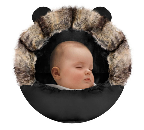 Конверт Elmi Ricokids для коляски та санок, чорний Конверт Elmi Ricokids для коляски та санок, чорний