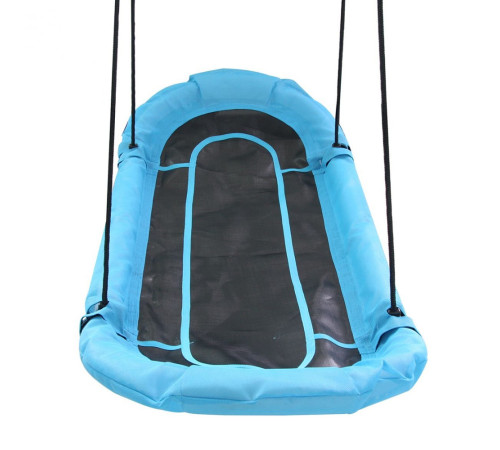 Гойдалка Spartan Boat Nest Swing, 140 х 70 см - синьо-чорна Гойдалка Spartan Boat Nest Swing, 140 х 70 см - синьо-чорна