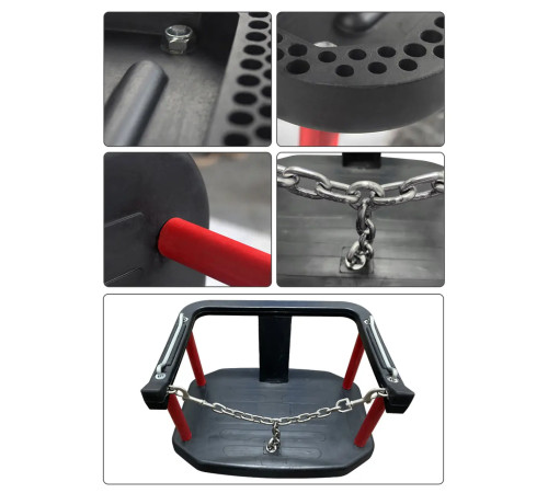 Гойдалка WCG Belt, 44,5 х 31 х 24 см - чорно-червона Гойдалка WCG Belt, 44,5 х 31 х 24 см - чорно-червона