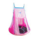 Гойдалка-гніздо з наметом Hudora 72153 Nest Swing Heart 110 см - рожева