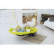 Гойдалка Hudora 72156 Nest Swing 110 см - зелено-чорна