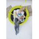 Гойдалка Hudora 72156 Nest Swing 110 см - зелено-чорна