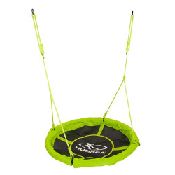 Гойдалка Hudora 72156 Nest Swing 110 см - зелено-чорна