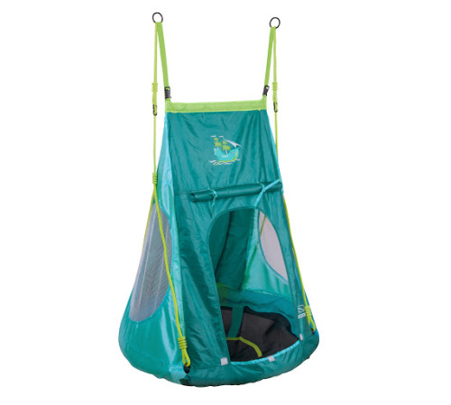 Гойдалка з наметом Hudora 72152 Nest Swing Pirate 190 х 123 см - синя
