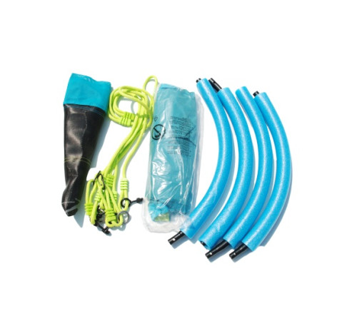 Гойдалка з наметом Hudora 72152 Nest Swing Pirate 190 х 123 см - синя