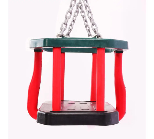 Гойдалка WCG Fort, 45 х 31,5 х 23 см - чорно-червона