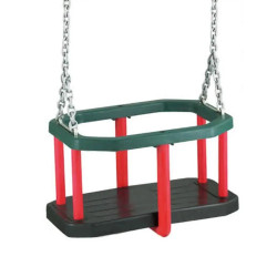 Гойдалка WCG Fort, 45 х 31,5 х 23 см - чорно-червона