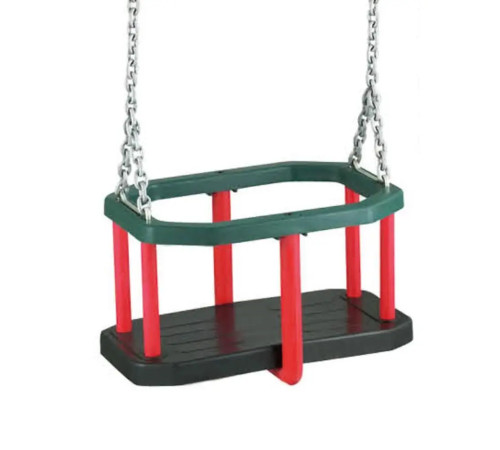 Гойдалка WCG Fort, 45 х 31,5 х 23 см - чорно-червона