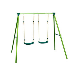 Гойдалка подвійна HUDORA HORNET 64121, 250 х 204 х 203 см - зелена