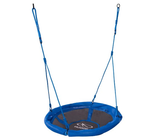 Гойдалка Hudora 72126 Nest Swing 90 см - синьо-чорна Гойдалка Hudora 72126 Nest Swing 90 см - синьо-чорна