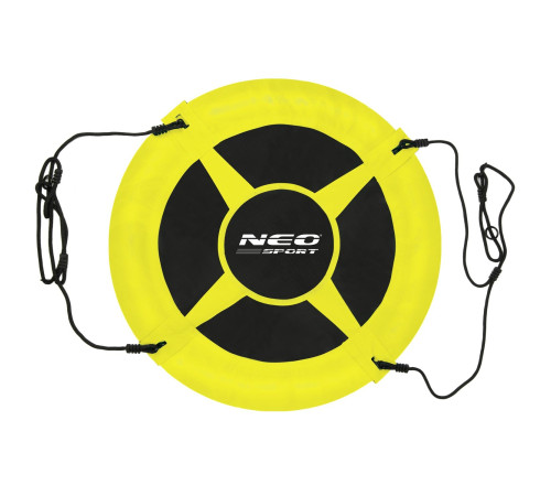 Гойдалка з гніздом лелеки Swingo XXL, 95 см - жовто-чорна