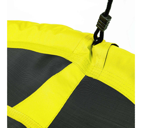 Гойдалка з гніздом лелеки Swingo XXL, 95 см - жовто-чорна