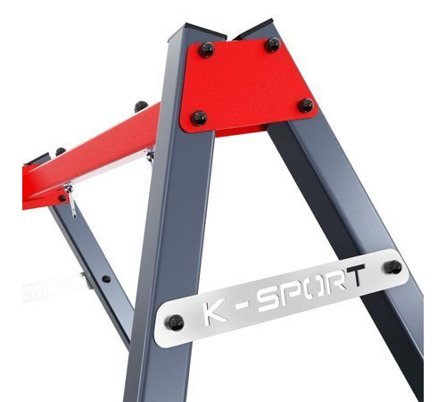 Каркас для гойдалки K-SPORT КSОZ016, 164 х 140 х 206 см - червоно-сірий Каркас для гойдалки K-SPORT КSОZ016, 164 х 140 х 206 см - червоно-сірий