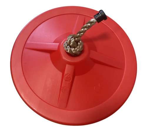 Гойдалка-тарзанка для дитячого майданчика WCG DISK, червона