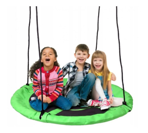 Гойдалка-гніздо підвісна Spoko SP-001, 100 см - зелена