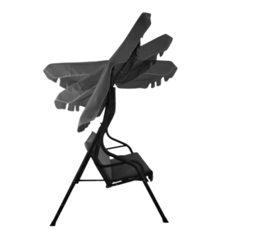 Качеля садова Bonro Relax графіт