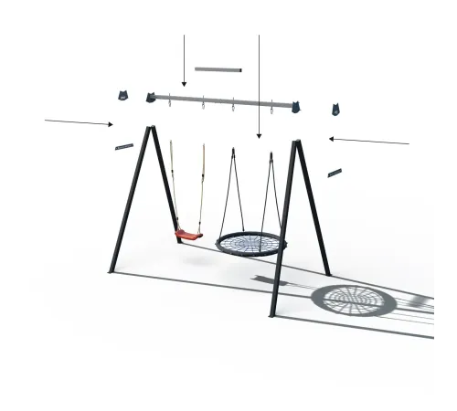 Каркас двомісний для дитячої гойдалки WCG 2 Play Frame + 2 гойдалки