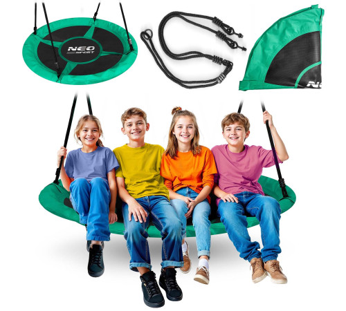 Huśtawka bocianie gniazdo Neo-Sport Swingo 120 cm