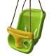 Гойдалка для дітей із захистом WCG Delux, 36 x 39 x 49 см - зелено-жовта