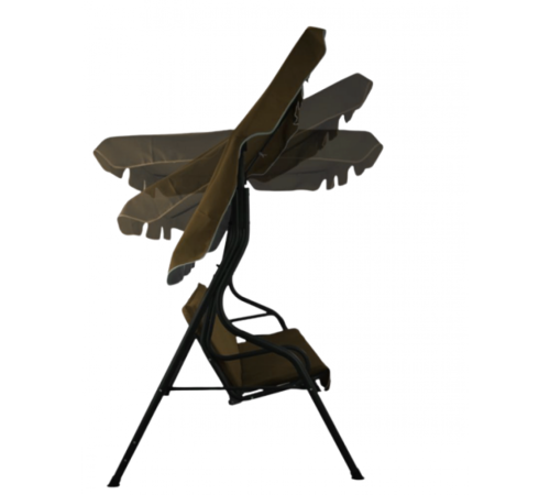 Качеля садова Bonro Relax коричнева