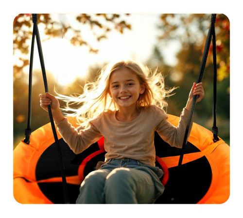 Huśtawka bocianie gniazdo Neo-Sport Swingo 100 cm