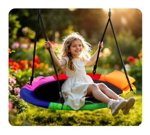 Huśtawka bocianie gniazdo Neo-Sport Swingo 100 cm