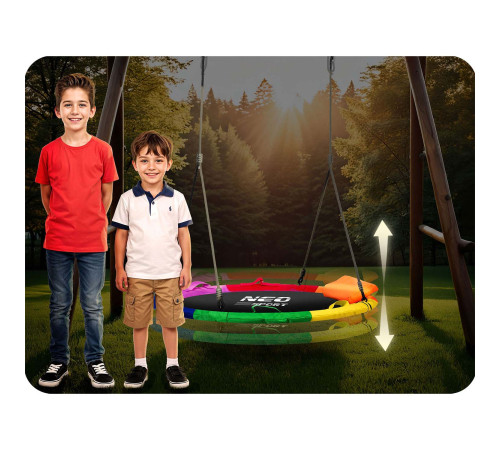 Huśtawka bocianie gniazdo Neo-Sport Swingo 100 cm