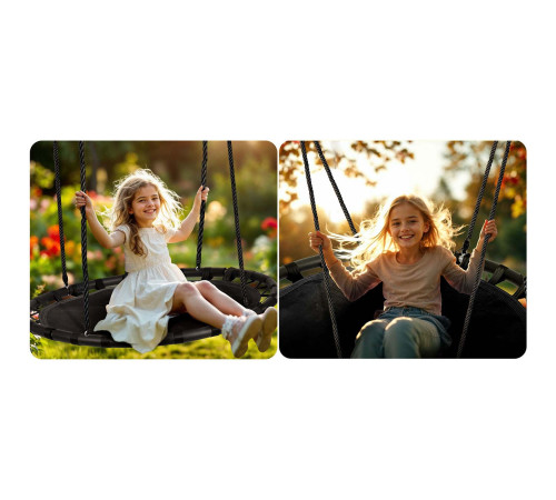 Huśtawka bocianie gniazdo Neo-Sport Swingo 110 cm