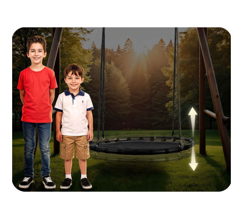 Huśtawka bocianie gniazdo Neo-Sport Swingo 110 cm