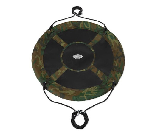 Гойдалка-гніздо кругла NB5032 NILS CAMP, 110 см - камуфляжна