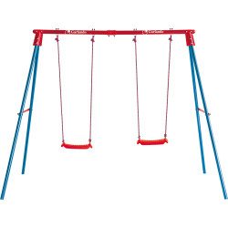 Гойдалка двомісна Garlando Candy ALT-12, 42 x 15 см - червоно-синя