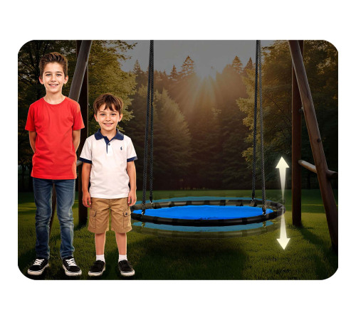 Huśtawka bocianie gniazdo Neo-Sport Swingo 120 cm