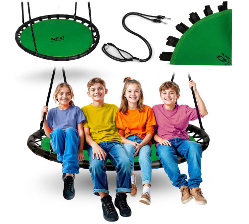 Huśtawka bocianie gniazdo Neo-Sport Swingo 120 cm