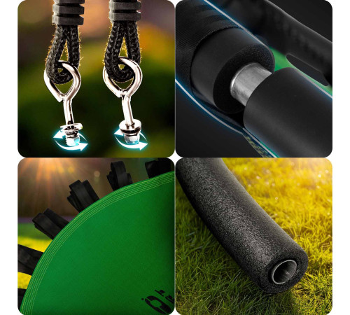 Huśtawka bocianie gniazdo Neo-Sport Swingo 120 cm