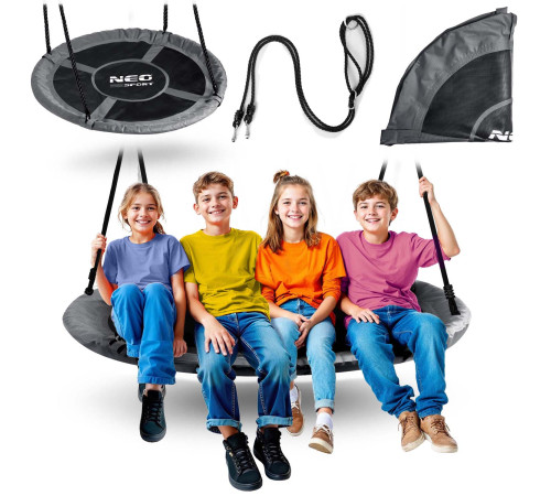 Huśtawka bocianie gniazdo Neo-Sport Swingo 120 cm