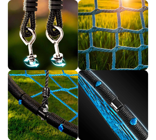 Huśtawka bocianie gniazdo Neo-Sport NS-104 100 cm