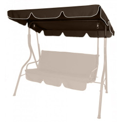 Тент для садової гойдалки Bonro 170 x 110 см, коричневий