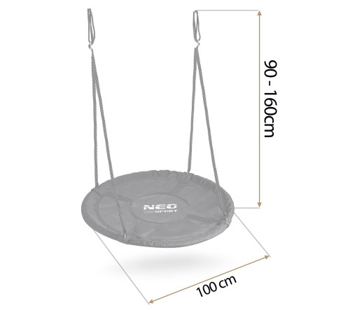 Huśtawka bocianie gniazdo Neo-Sport NS-103 100 cm