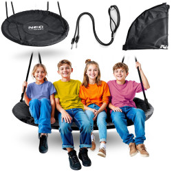 Huśtawka bocianie gniazdo Neo-Sport NS-103 120 cm