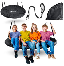 Гойдалка Neo-Sport NS-103 Гніздо лелеки 120 см, чорна