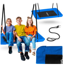 Huśtawka bocianie gniazdo prostokątna Neo-Sport Swingo 110 x 70 cm