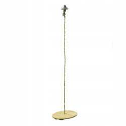 Гойладка-тарзанка з дерев'яним сидінням MASTER - жовта